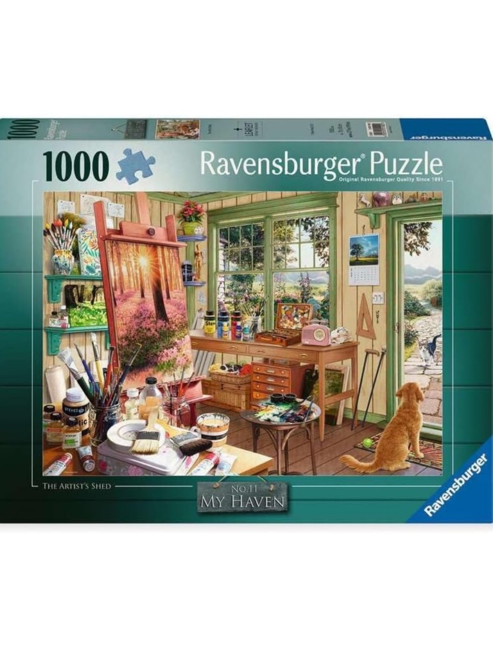 Ravensburger No. 11 My Haven Puzzle - The Artist’s Shed - Picture 3 of 4